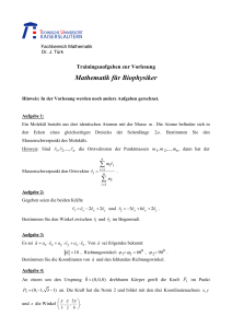 Mathematik für Biophysiker