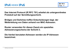 IPv4 =>>> IPv6