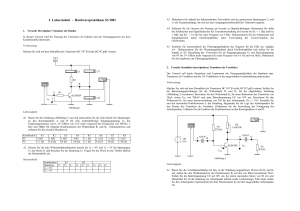 2. Laboreinheit - Hardwarepraktikum SS 2001