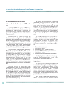 1. Nationale Rahmenbedingungen II. Politische