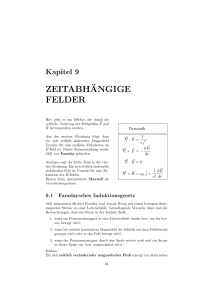 ZEITABH¨ANGIGE FELDER