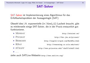 SAT-Solver - Uni Kassel