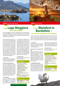 4 Tage Lago Maggiore– 4 Tage Weinfest in