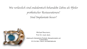 Zahn oder Implantat? Kopie - Zahnärztlicher Bezirksverband Oberpfalz