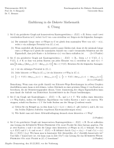 Einführung in die Diskrete Mathematik 6.¨Ubung