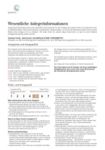 Key Investor Information