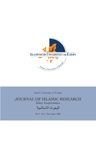 JOURNAL OF ISLAMIC RESEARCH