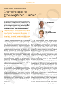 Chemotherapie bei gynäkologischen tumoren