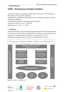 KARS – Klimaanpassung Region Stuttgart