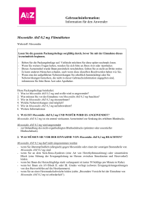 Information für den Anwender Moxonidin AbZ 0,2 mg Filmtabletten
