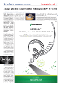 Image guided surgery: Das coDiagnostiX®-System