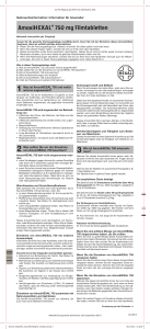 AmoxiHEXAL® 750 mg Filmtabletten