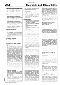Moxonidin AbZ Filmtabletten - AbZ