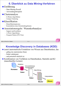 Data Mining-Verfahren - Abteilung Datenbanken Leipzig