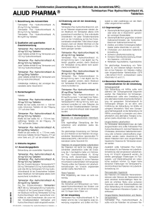 Telmisartan Plus Hydrochlorothiazid AL Tabletten