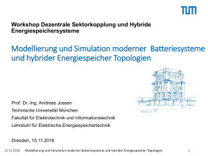 Modellierung und Simulation moderner