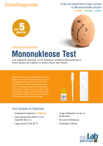 Mononukleose Test