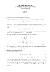 universit¨at leipzig - Institut für Theoretische Physik