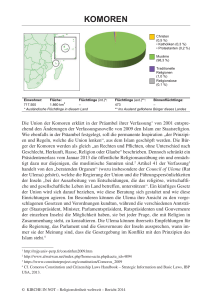 komoren - Religionsfreiheit weltweit