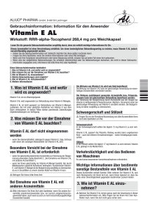 Vitamin E AL - Aliud Pharma