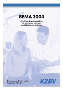 BEMA 2004 - KZV Berlin