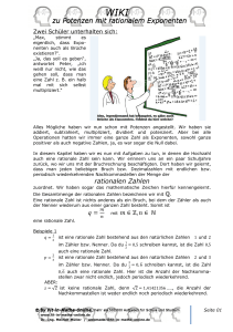 rationalen Zahlen - Fit in Mathe Online