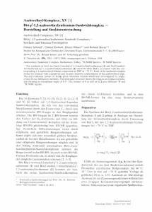 ruthenium-Sandwichkomplexe