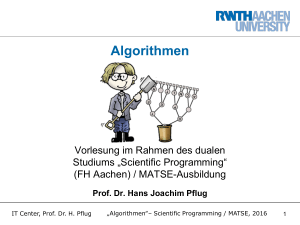 Algorithmen und Datenstrukturen