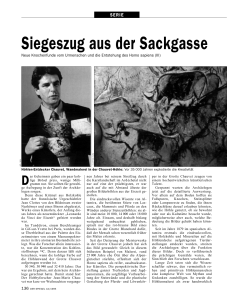 Siegeszug aus der Sackgasse