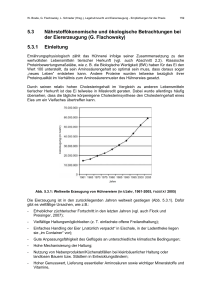 Nährstoffökonomische und ökologische Betrachtungen bei der