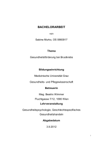 BACHELORARBEIT