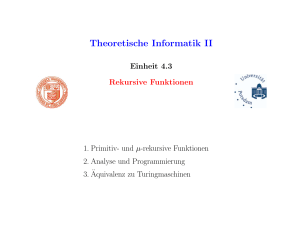 Theoretische Informatik II