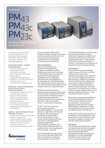 PM43 PM43c PM23c - Intermec Drucker