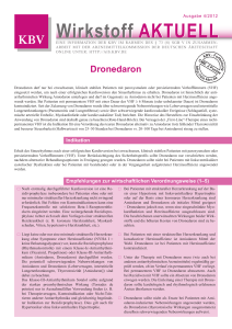 Wirkstoff AKTUELL Dronedaron - Arzneimittelkommission der