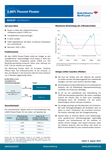 2,80% Floored Floater