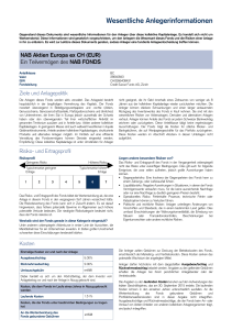 Key Investor Information Document