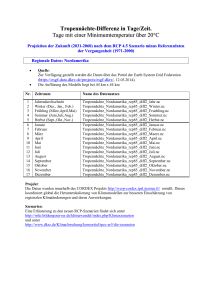 Tropennächte-Differenz in Tage/Zeit. Tage mit einer