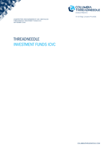 THREADNEEDLE INVESTMENT FUNDS ICVC