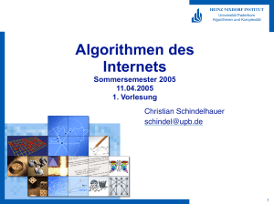 Algorithmen des Internets