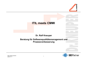 ITIL meets CMMI