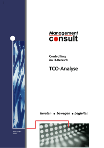 TCO-Analyse - Management consult GmbH