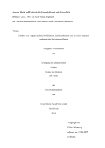 Einfluss von Thrombin und Faktor Xa auf die RANTES