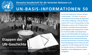 un-basis-informationen 50 - Deutsche Gesellschaft für die Vereinten