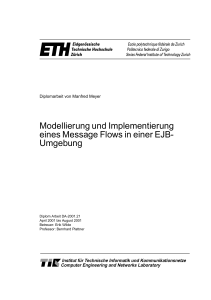 Modellierung und Implementierung eines Message Flows