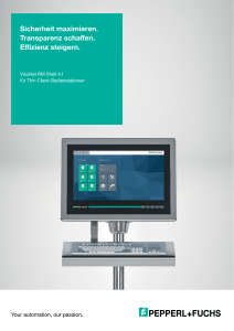 Produktinformation - VisuNet RM Shell 4.0 für Thin Client