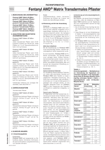 Fentanyl AWD® Matrix Transdermales Pflaster