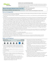 iShares Emerging Markets Index Fund (IE)