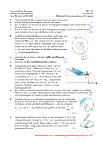 Physik 1 im WS 0607 Hilfsmittel