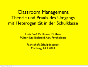 Classroom Management