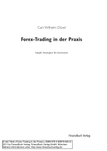 Forex-Trading in der Praxis